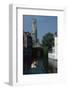 Canal, old houses, and the Belfrey of the Tour Des Halles in Bruges-Unknown-Framed Photographic Print