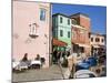 Canal on Burano Island, Venice, Veneto, Italy, Europe-Richard Cummins-Mounted Photographic Print