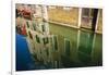 Canal reflections, Venice, Veneto, Italy-Russ Bishop-Framed Photographic Print