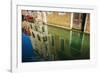 Canal reflections, Venice, Veneto, Italy-Russ Bishop-Framed Photographic Print