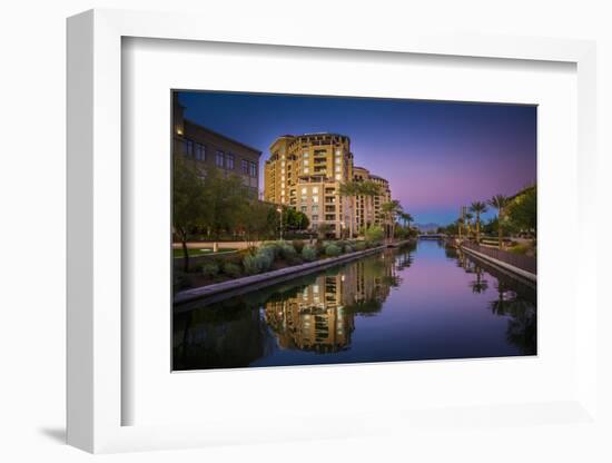 Canal Running Through, Scottsdale, Arizona,Usa-BCFC-Framed Photographic Print