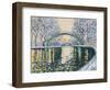 Canal Saint Martin en Hiver, 2003-Michel Bultet-Framed Giclee Print