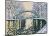 Canal Saint Martin en Hiver, 2003-Michel Bultet-Mounted Giclee Print