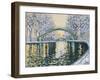 Canal Saint Martin en Hiver, 2003-Michel Bultet-Framed Giclee Print