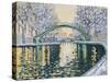 Canal Saint Martin en Hiver, 2003-Michel Bultet-Stretched Canvas