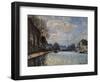 Canal Saint Martin-Alfred Sisley-Framed Art Print