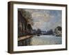Canal Saint Martin-Alfred Sisley-Framed Art Print