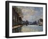 Canal Saint Martin-Alfred Sisley-Framed Art Print