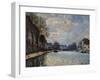 Canal Saint Martin-Alfred Sisley-Framed Art Print