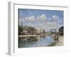 Canal Saint Martin-Alfred Sisley-Framed Art Print