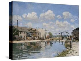 Canal Saint Martin-Alfred Sisley-Stretched Canvas