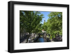 Canal Scene in Edam, Holland, Europe-James Emmerson-Framed Photographic Print