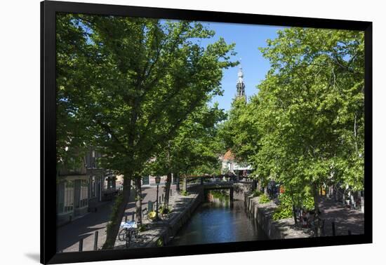 Canal Scene in Edam, Holland, Europe-James Emmerson-Framed Photographic Print