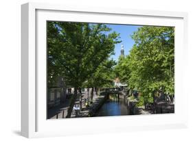 Canal Scene in Edam, Holland, Europe-James Emmerson-Framed Photographic Print