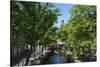 Canal Scene in Edam, Holland, Europe-James Emmerson-Stretched Canvas