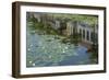 Canal Scene with Reflections and Floating Lilies, Delft, Holland, Europe-James Emmerson-Framed Photographic Print