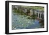 Canal Scene with Reflections and Floating Lilies, Delft, Holland, Europe-James Emmerson-Framed Photographic Print