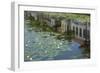 Canal Scene with Reflections and Floating Lilies, Delft, Holland, Europe-James Emmerson-Framed Photographic Print