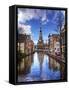 Canal Scenes in the City of Alkmaar-Terry Eggers-Framed Stretched Canvas