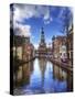 Canal Scenes in the City of Alkmaar-Terry Eggers-Stretched Canvas