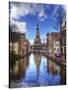 Canal Scenes in the City of Alkmaar-Terry Eggers-Stretched Canvas