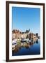 Canal Side Houses, Gdansk, Poland, Europe-Christian Kober-Framed Photographic Print