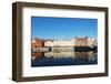 Canal Side Houses, Gdansk, Poland, Europe-Christian Kober-Framed Photographic Print