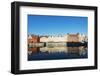 Canal Side Houses, Gdansk, Poland, Europe-Christian Kober-Framed Photographic Print