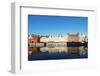 Canal Side Houses, Gdansk, Poland, Europe-Christian Kober-Framed Photographic Print