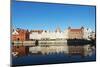 Canal Side Houses, Gdansk, Poland, Europe-Christian Kober-Mounted Photographic Print