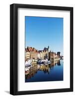 Canal Side Houses, Gdansk, Poland, Europe-Christian Kober-Framed Photographic Print