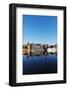 Canal Side Houses, Gdansk, Poland, Europe-Christian Kober-Framed Photographic Print