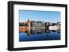 Canal Side Houses, Gdansk, Poland, Europe-Christian Kober-Framed Photographic Print