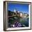 Canal Side Restaurants Below the Chateau, Annecy, Lake Annecy, Rhone Alpes, France, Europe-Stuart Black-Framed Photographic Print