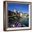 Canal Side Restaurants Below the Chateau, Annecy, Lake Annecy, Rhone Alpes, France, Europe-Stuart Black-Framed Photographic Print