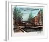 Canal St. Martin-Bernard Buffet-Framed Collectable Print