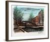 Canal St. Martin-Bernard Buffet-Framed Collectable Print