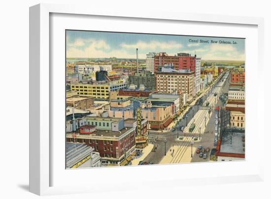 Canal Street, New Orleans, Louisiana-null-Framed Art Print