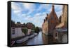 Canal Street of Old Town, Bruges-neirfy-Framed Stretched Canvas