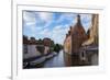 Canal Street of Old Town, Bruges-neirfy-Framed Photographic Print