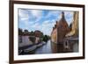 Canal Street of Old Town, Bruges-neirfy-Framed Photographic Print