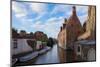 Canal Street of Old Town, Bruges-neirfy-Mounted Photographic Print