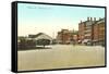 Canal Street, Providence, Rhode Island-null-Framed Stretched Canvas