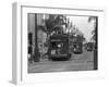 Canal Street Trolleys-null-Framed Premium Photographic Print