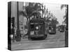 Canal Street Trolleys-null-Stretched Canvas