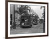 Canal Street Trolleys-null-Framed Photographic Print