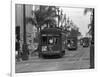 Canal Street Trolleys-null-Framed Photographic Print