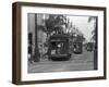 Canal Street Trolleys-null-Framed Photographic Print