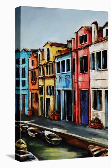Canal Street-Sydney Edmunds-Stretched Canvas