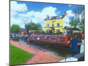 Canal Summer - 2-Mark Gordon-Mounted Giclee Print